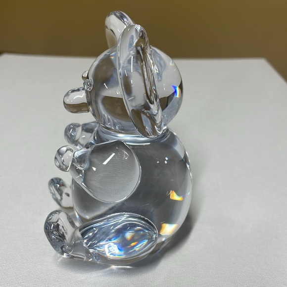 Maleras Sweden Crystal Art Glass Koala Bear Paperweight Signed 5.25" tall - Picture 2 of 7